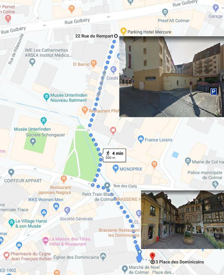 科尔马Duplex Des Dominicains - 1 Parking Gratuit - Hypercentre 6 Personnes公寓 外观 照片